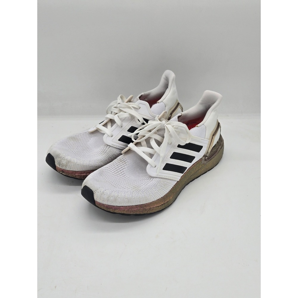 Adidas Ultraboost 20 White Black Copper Running Shoes EG9780 Womens 9.5